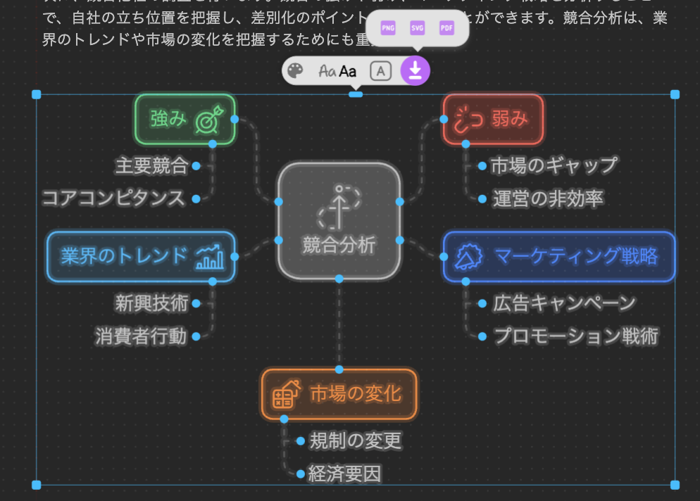 オブジェクト選択画面